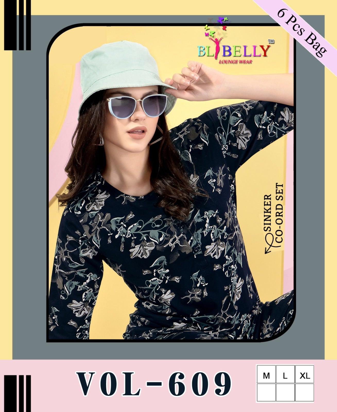 609 Belly Sinker Co Ord Set Exporter Gujarat