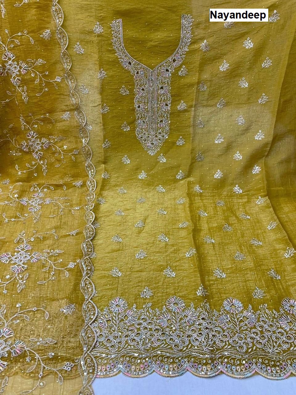 ब्लेसिंग नयनदीप प्योर सिल्क सलवार सूट निर्यातक अहमदाबाद