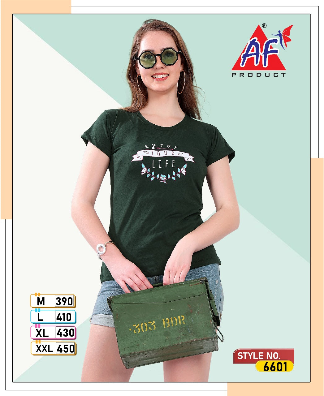 6601 Afdc 30 Count Women Tshirt