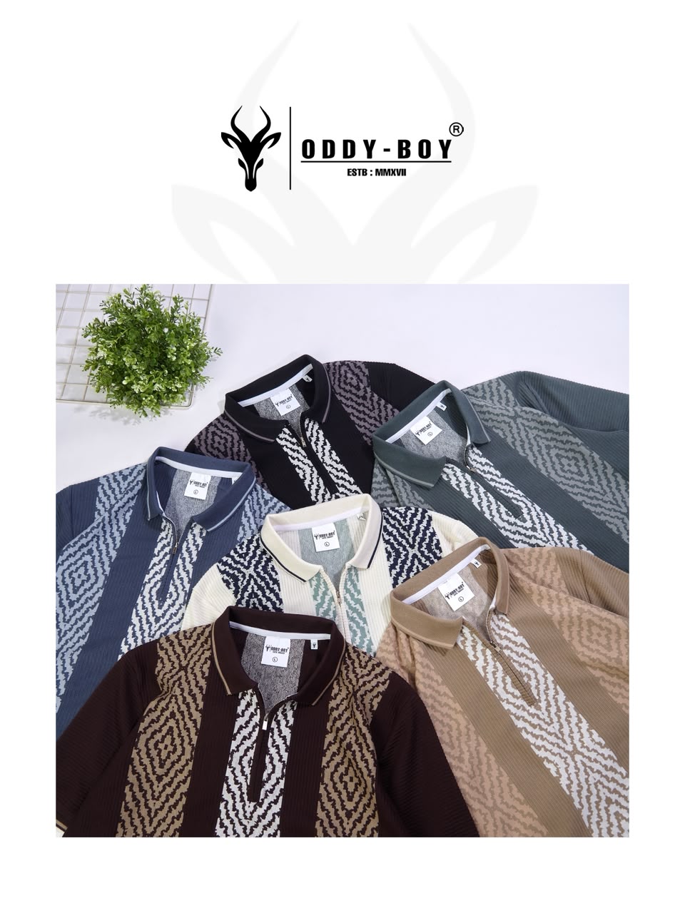 777 Rzpe 19-21 Polo Oddy Boy Jacquard Knit Mens Tshirts Wholesaler Gujarat