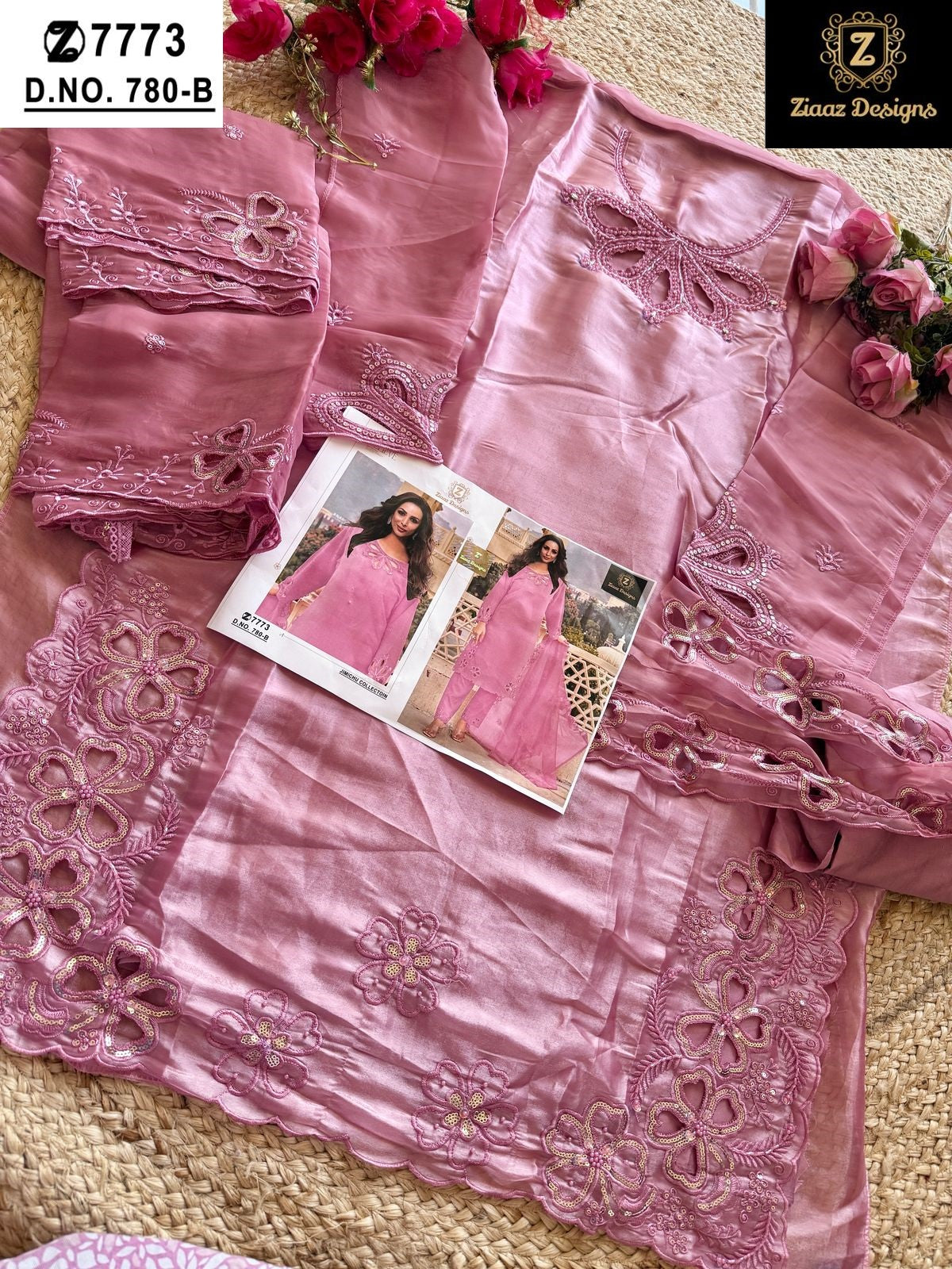 780Abcd Ziaaz Designs Jimmy Choo Pakistani Salwar Suits Wholesaler