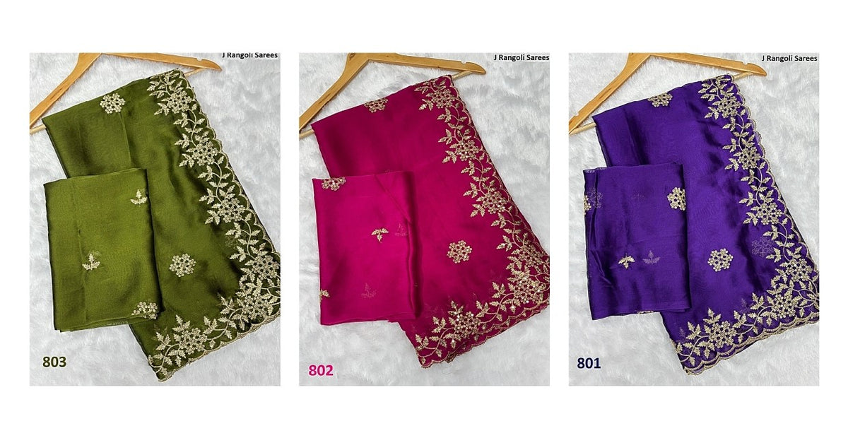801-803 J Rangoli Sarees Supplier