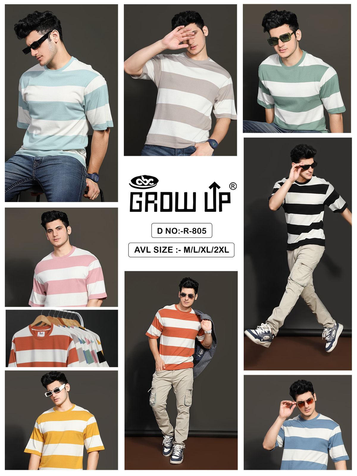 805 Growup Knit Mens Tshirts Manufacturer Gujarat