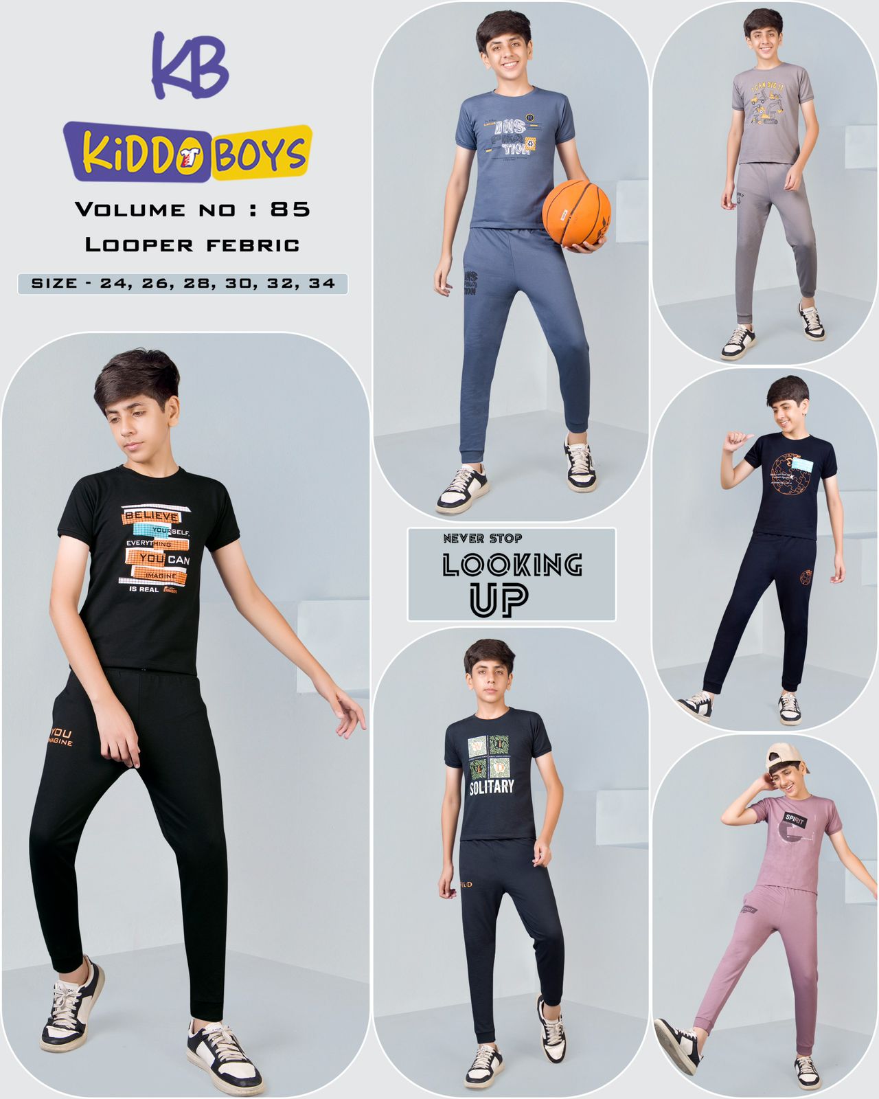 85 Kiddo Looper Boys Co Ord Set Exporter Gujarat
