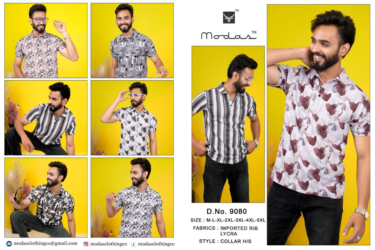 9080 Modas Imported Mens Tshirts Exporter