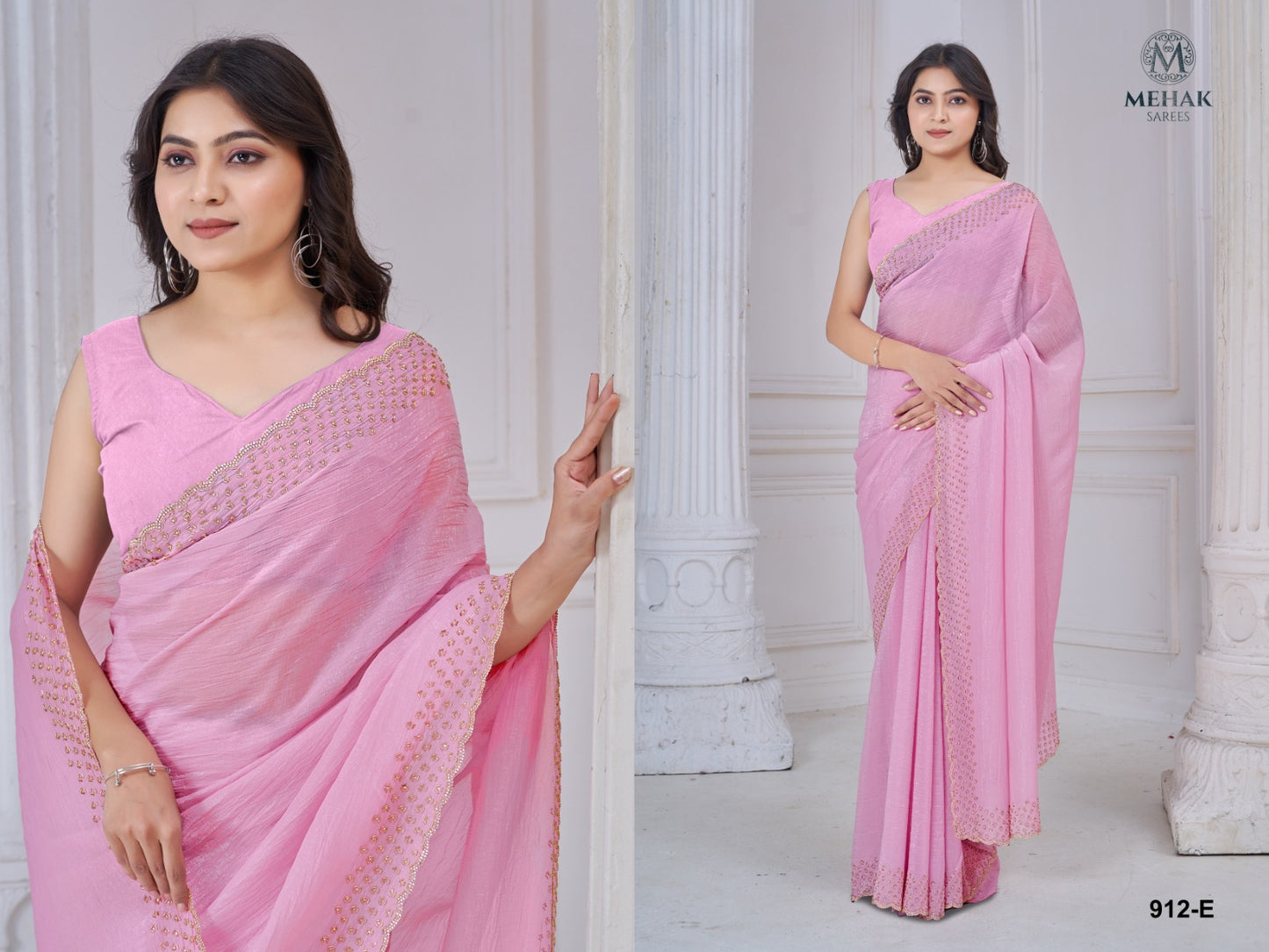 912Abcde Mehek Art Silk Sarees Exporter India