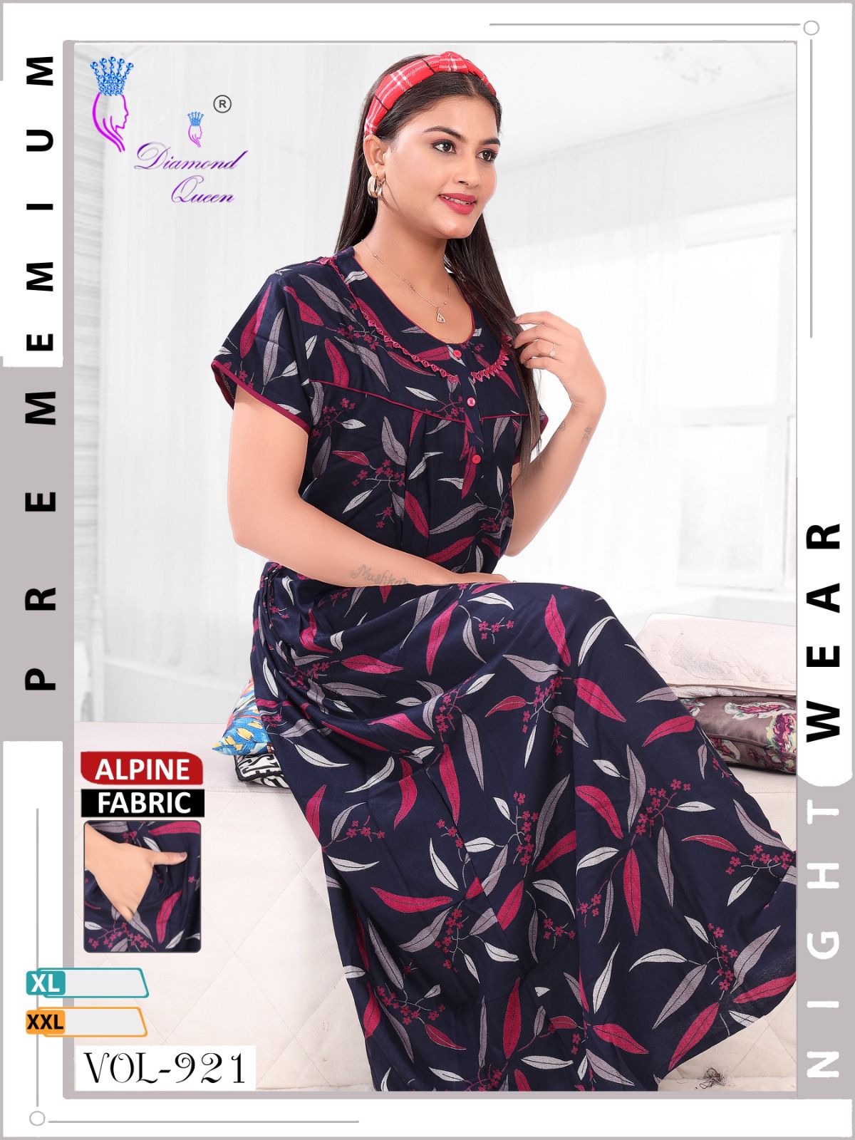 916-931 Diamond Queen Night Gowns Manufacturer Ahmedabad