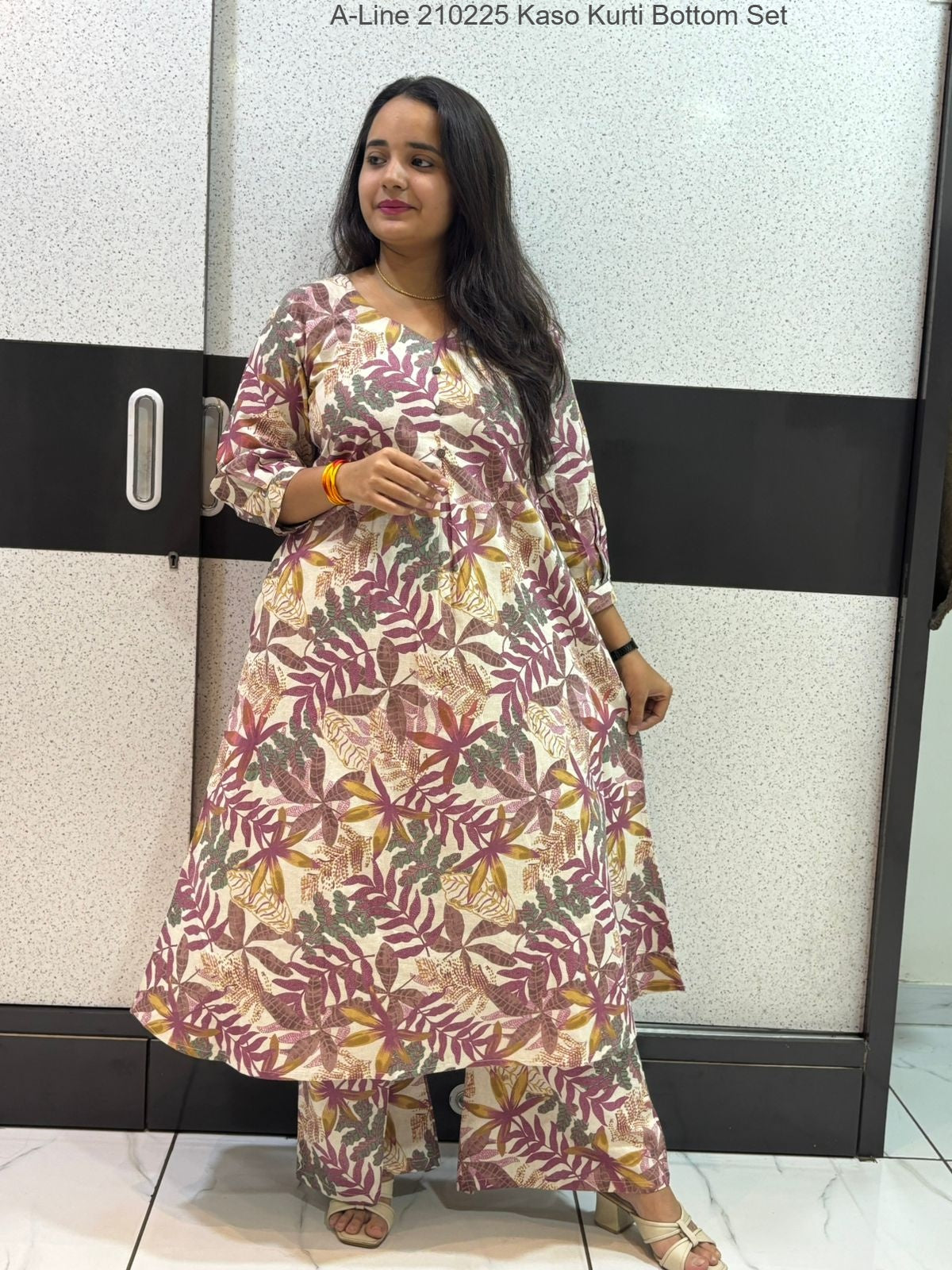 A-Line 210225 Kaso Cotton Kurti Bottom Set Wholesale Price