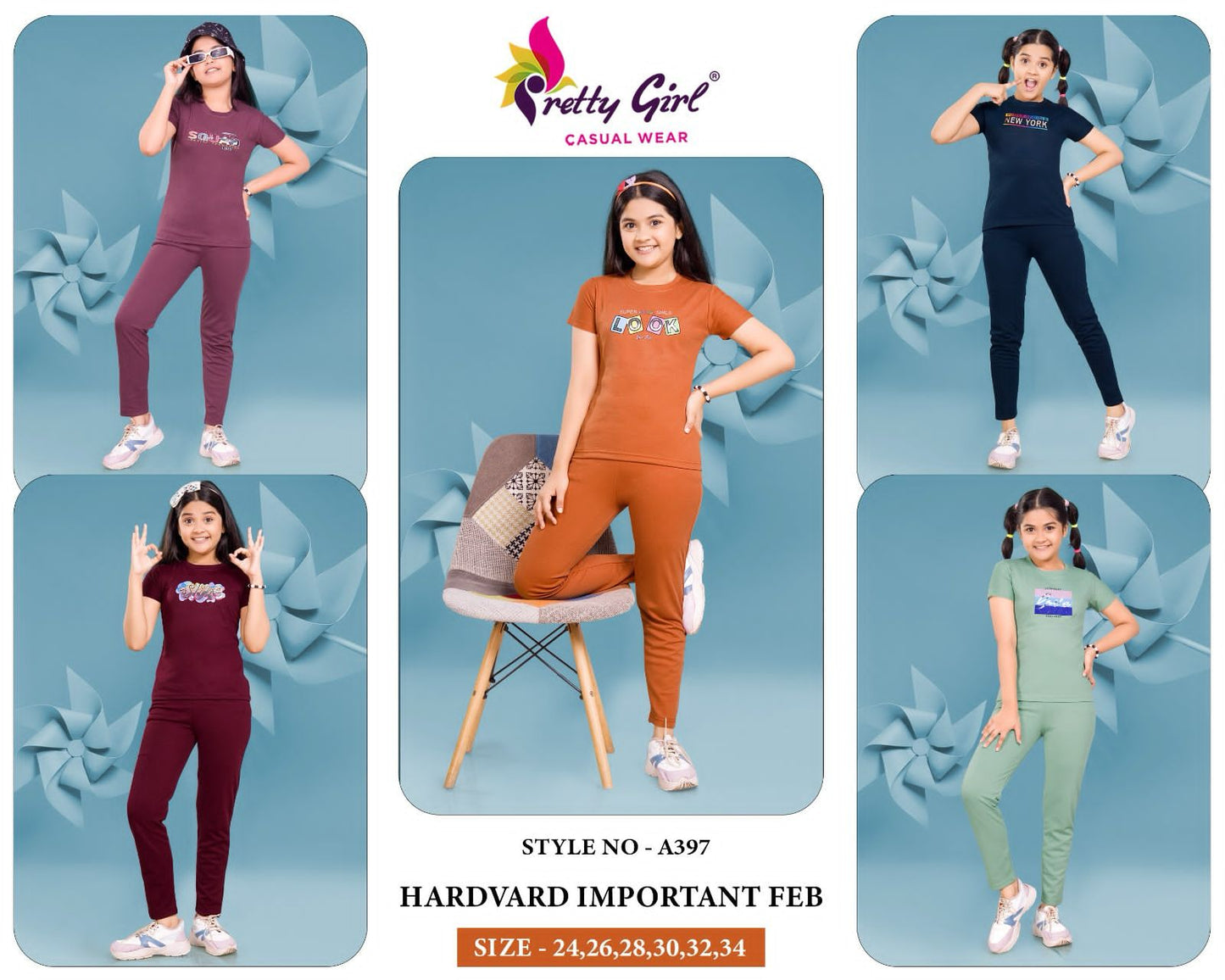 A397 Pretty Imported Girls Night Suits