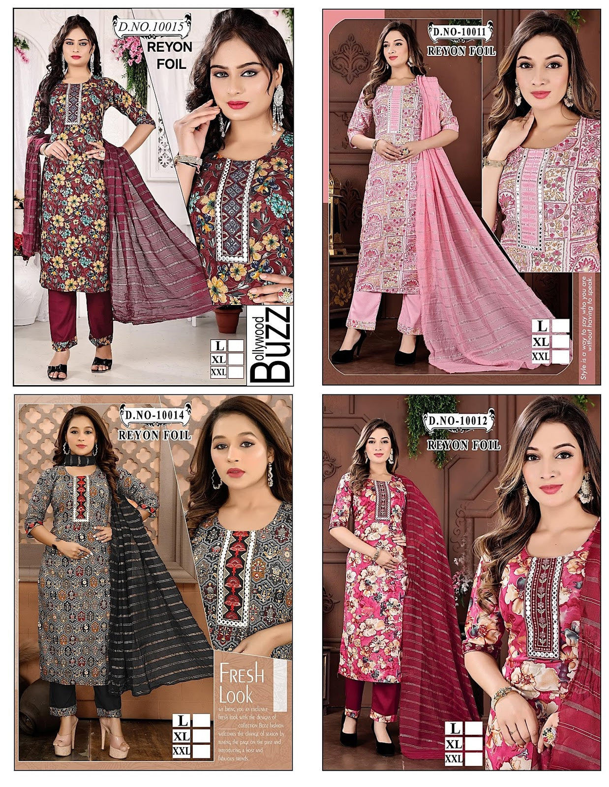 10011-10015 Mmc Reyon Readymade Pant Style Suits Supplier India