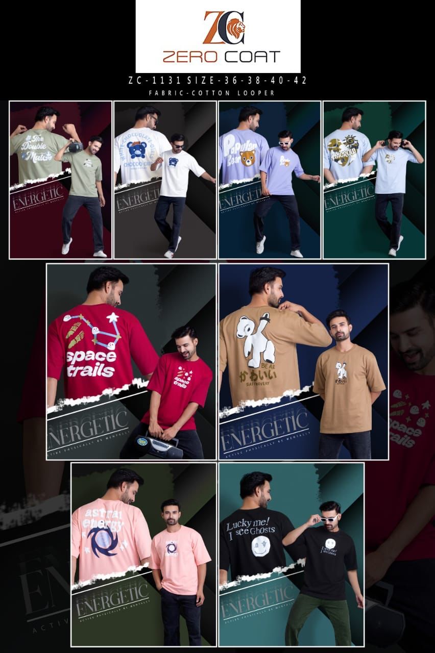 1031 Zero Coat Cotton Looper Mens Tshirts