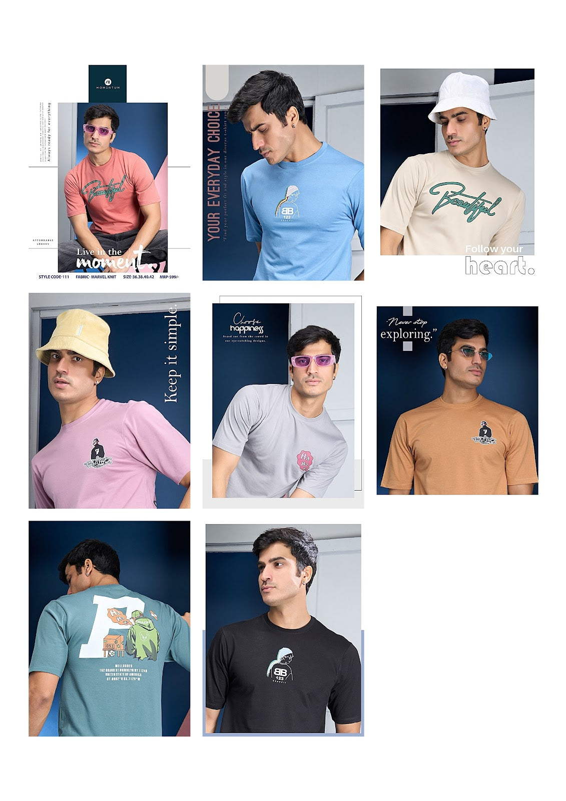 111 Momentum Knit Mens Tshirts Wholesaler Ahmedabad
