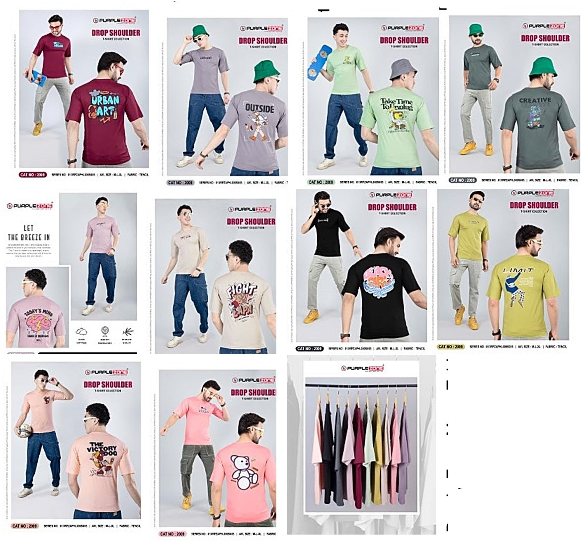 2009 Purple Zone Tencel Lycra Mens Tshirts Supplier Ahmedabad