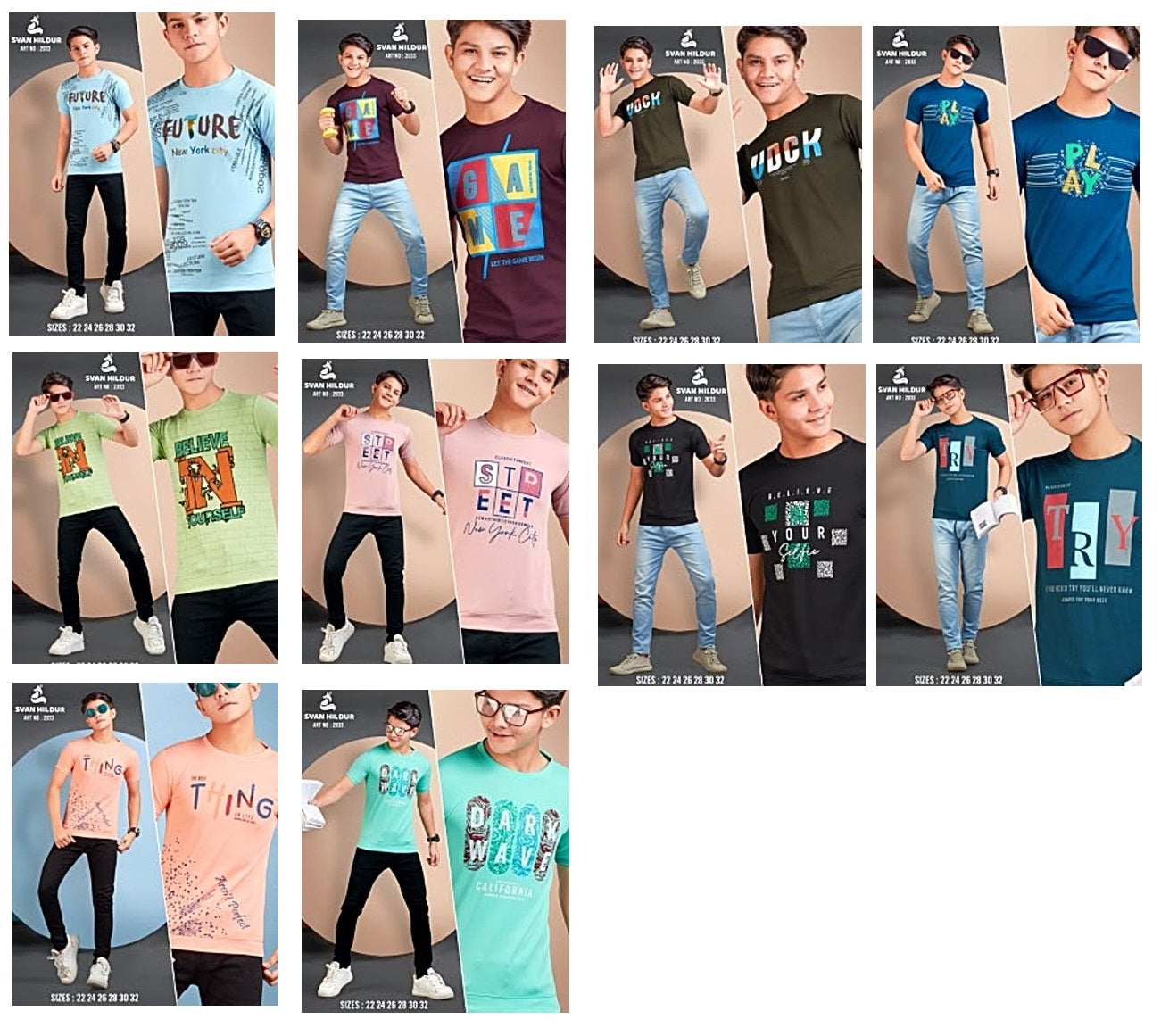 2033 Svan Hildur Boys Tshirt