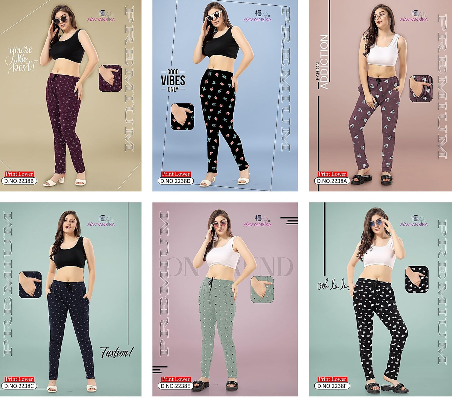 2238 Kavyansika Hosiery Cotton Women Night Lower