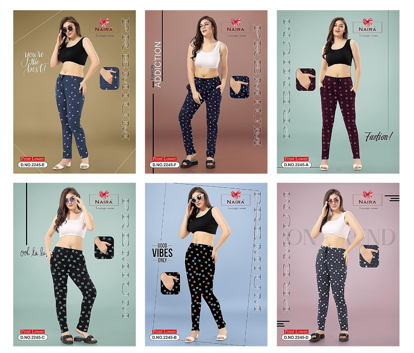 2245 Naira Kavyansika Hosiery Cotton Women Night Lower Wholesaler India