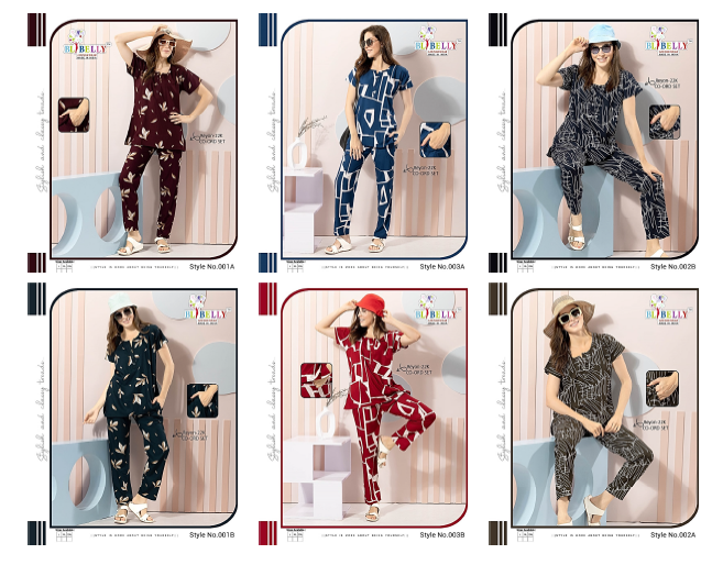 22Kg Rayon Belly Co Ord Set Manufacturer
