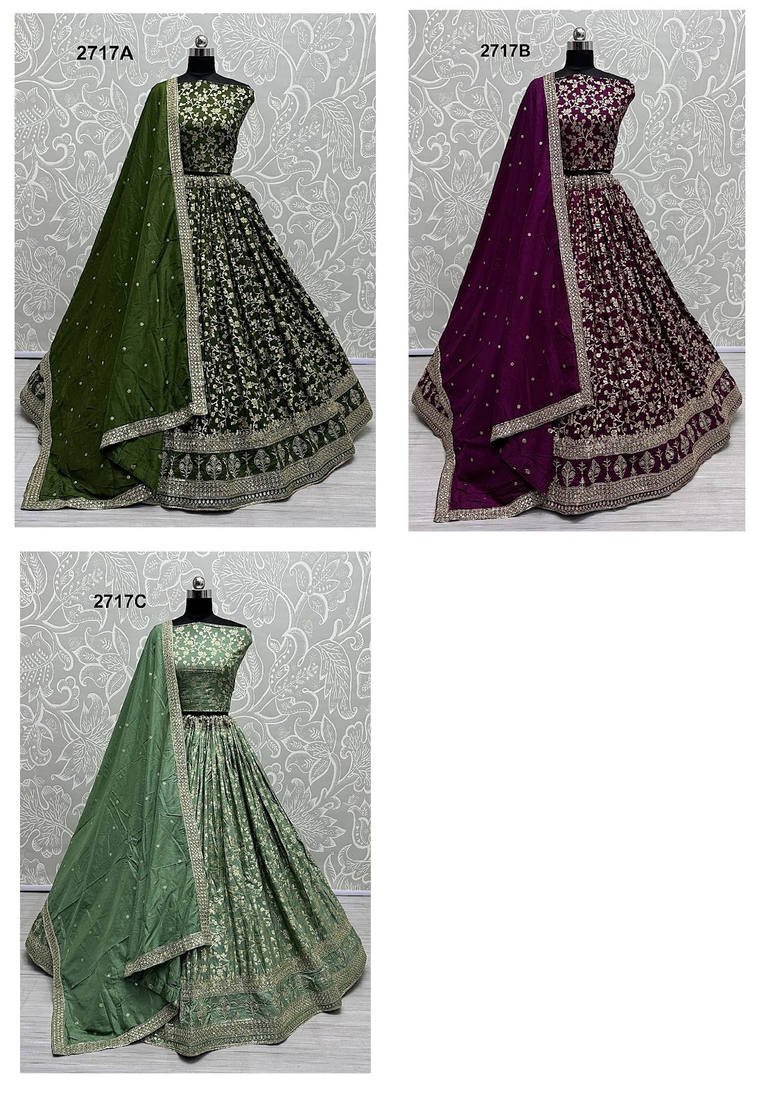 2717 Anjani Art Viscose Lehenga Choli Wholesaler