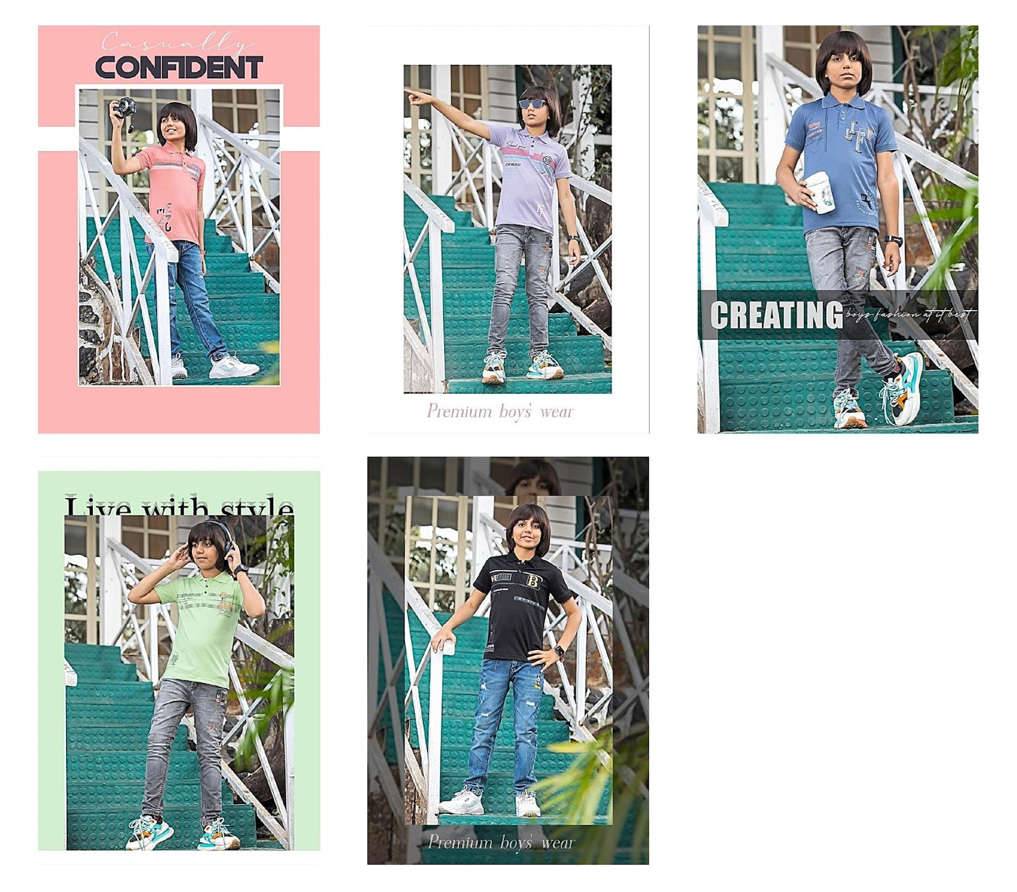 3034 Pubj Tencil Boys Tshirt