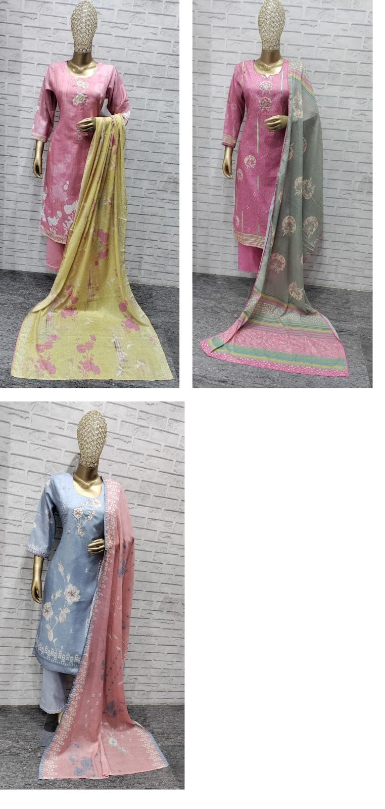 333-356-334 Amba Linen Readymade Pant Style Suits Manufacturer