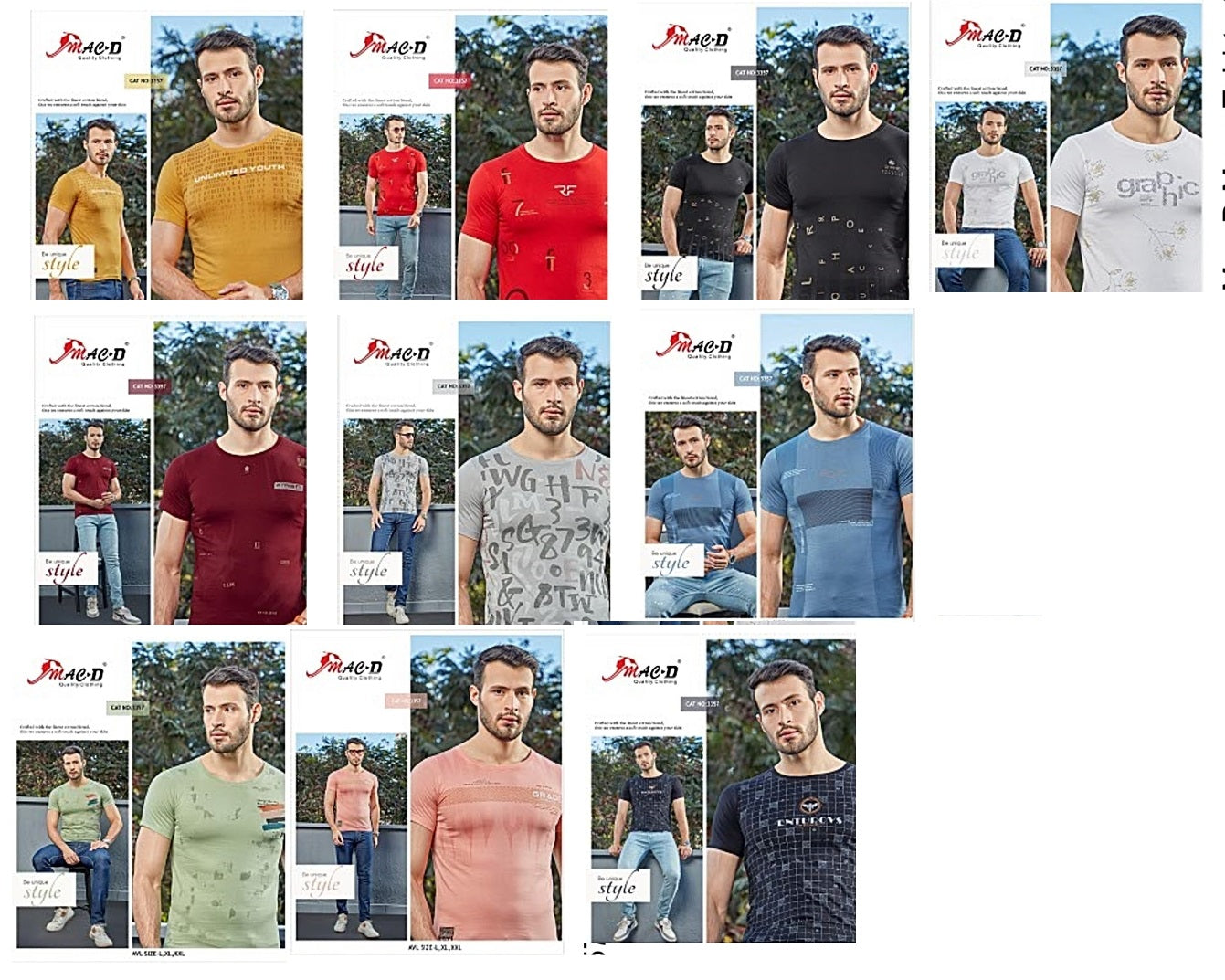 3357 Mac D Aop Mens Tshirts