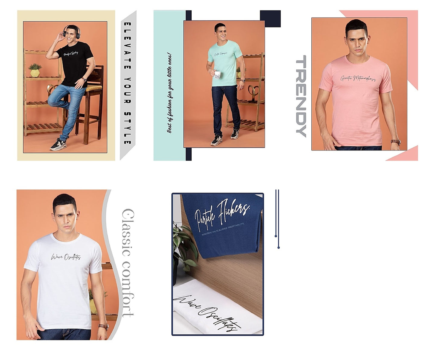 3379 Mac D Cotton Lycra Mens Tshirts