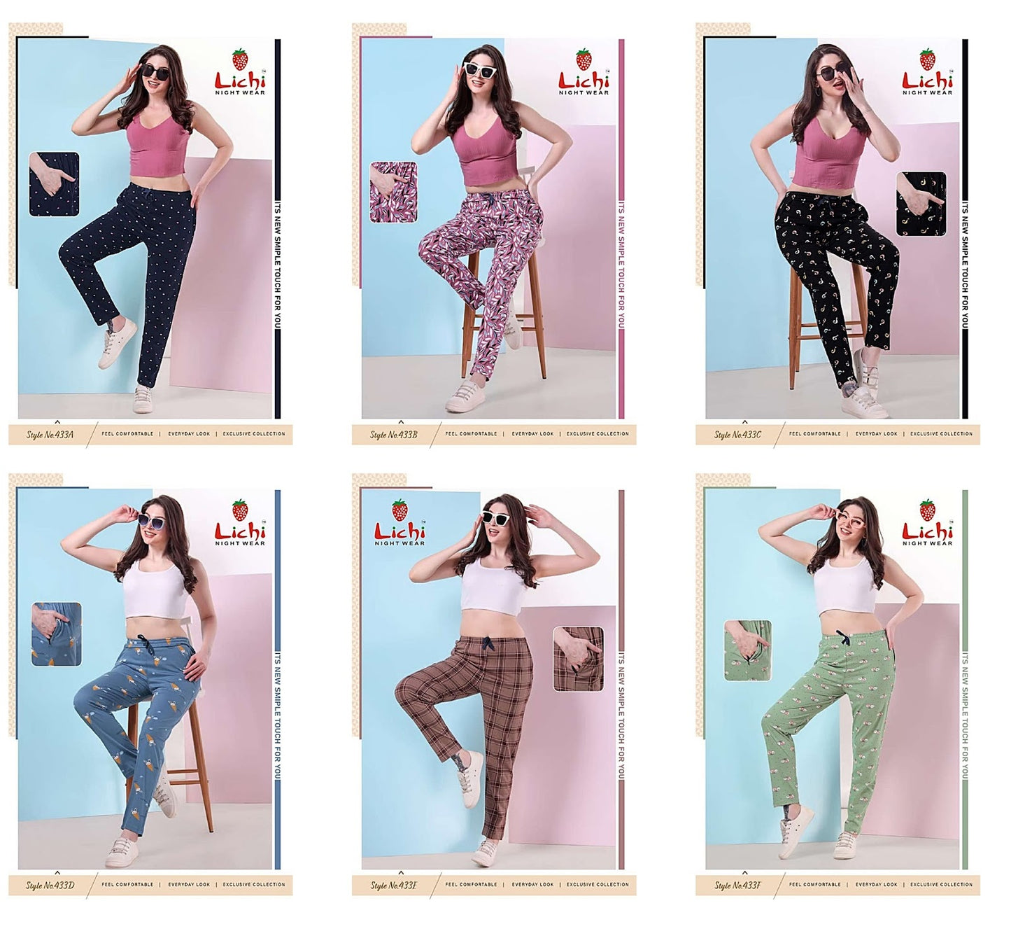433 Lichi Hosiery Cotton Women Night Lower