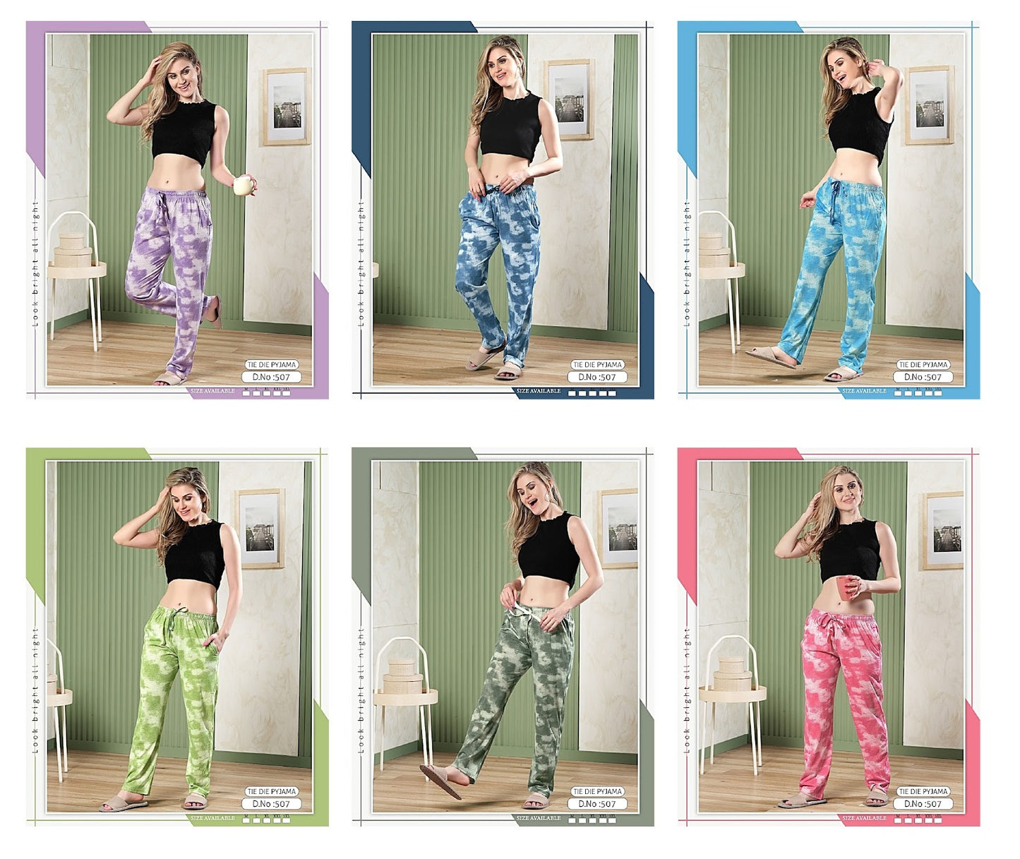 507 Nightingale Tie Dye Women Night Lower