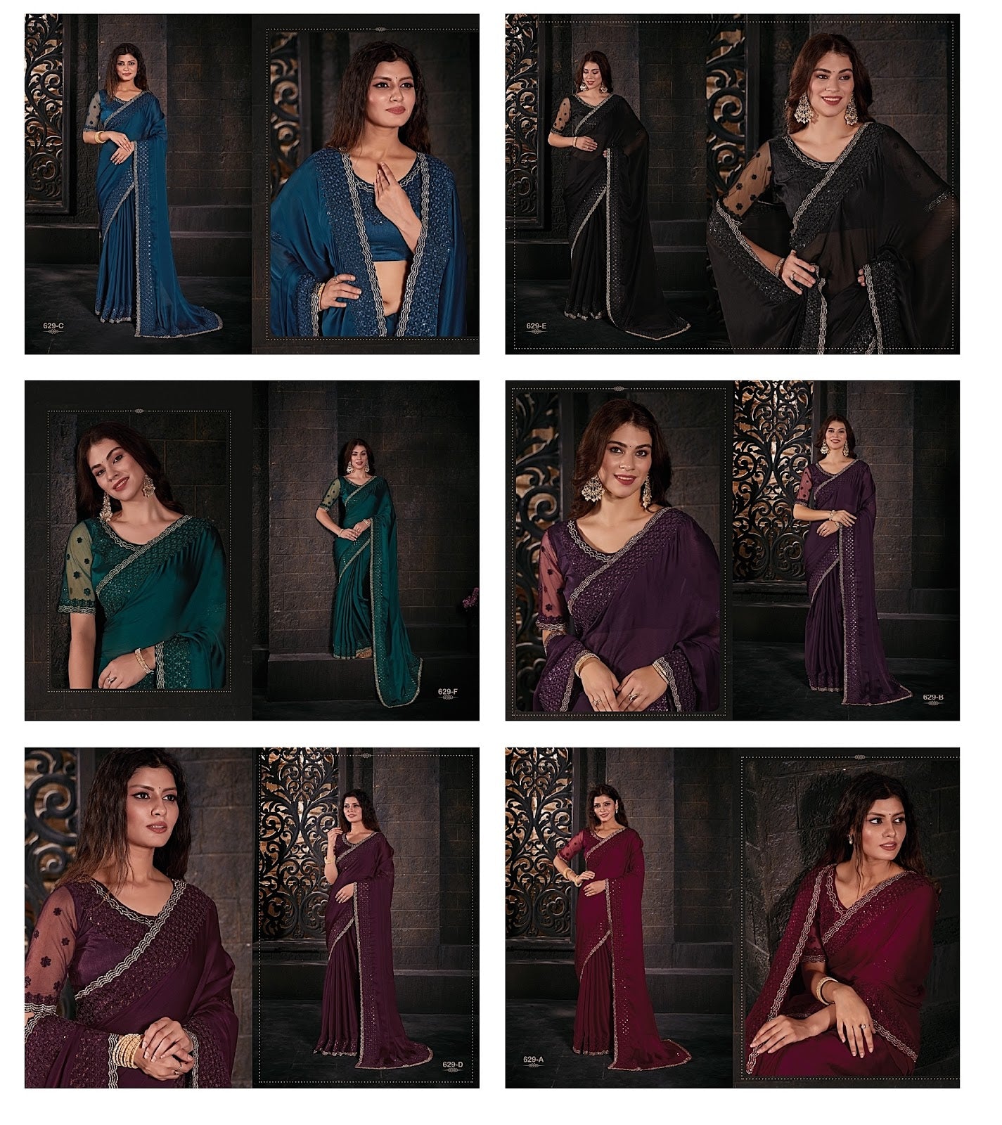 629 Mehek Chiffon Sarees