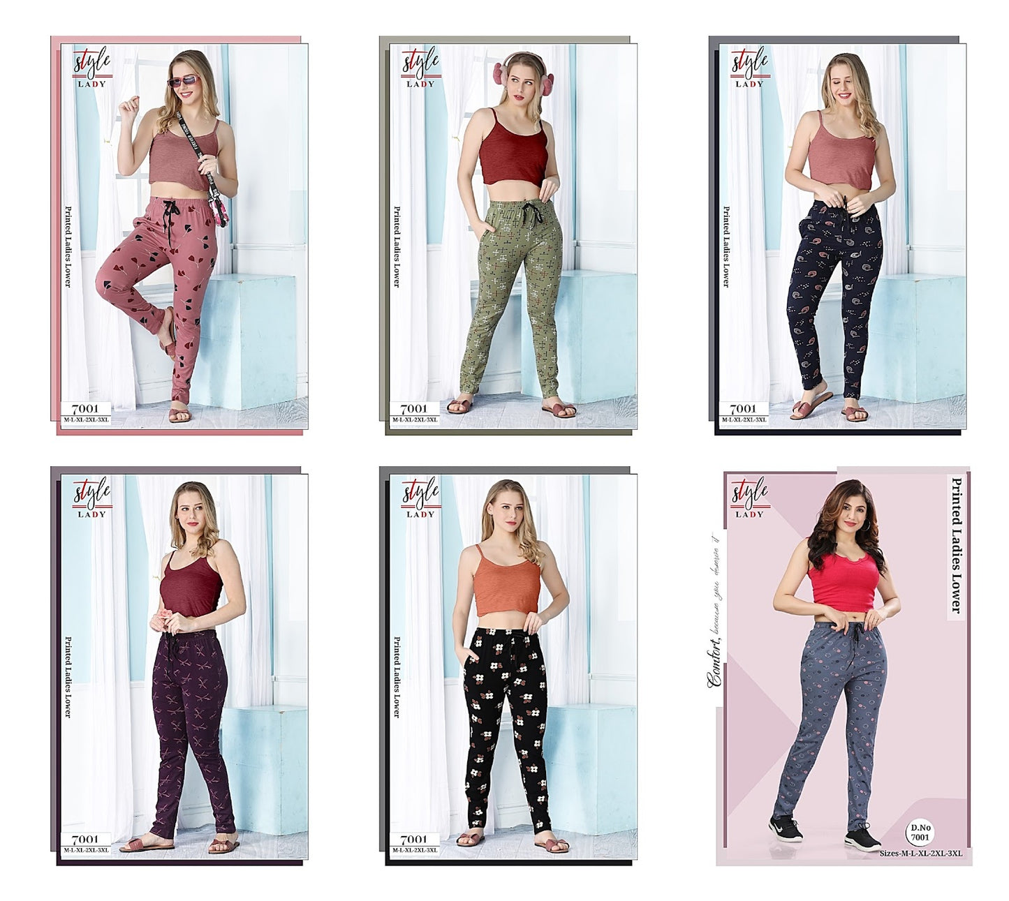 7001-0309 Ladys Sinker Women Night Lower Exporter