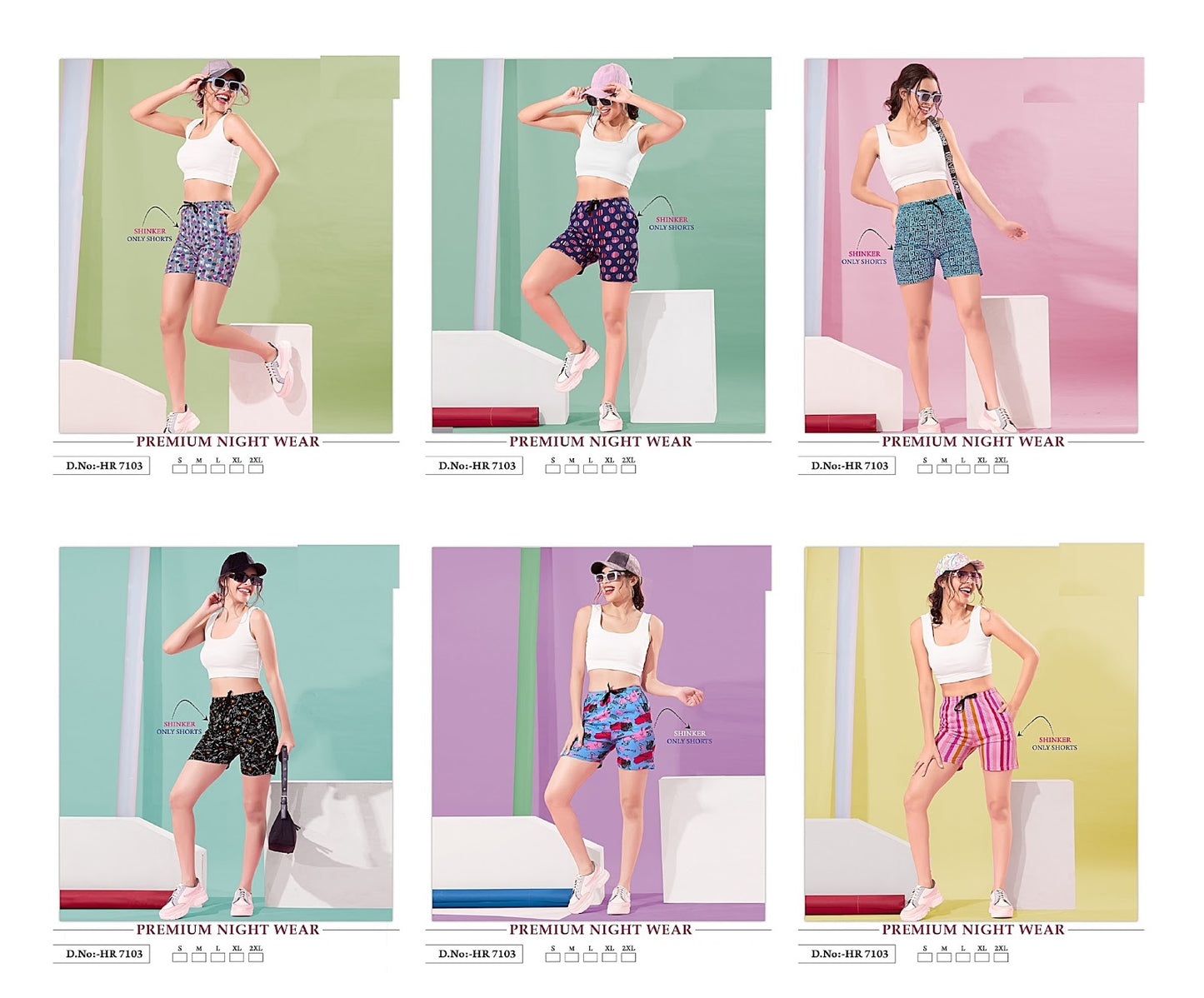 7103 Mnt Sinker Women Shorts Wholesale Price