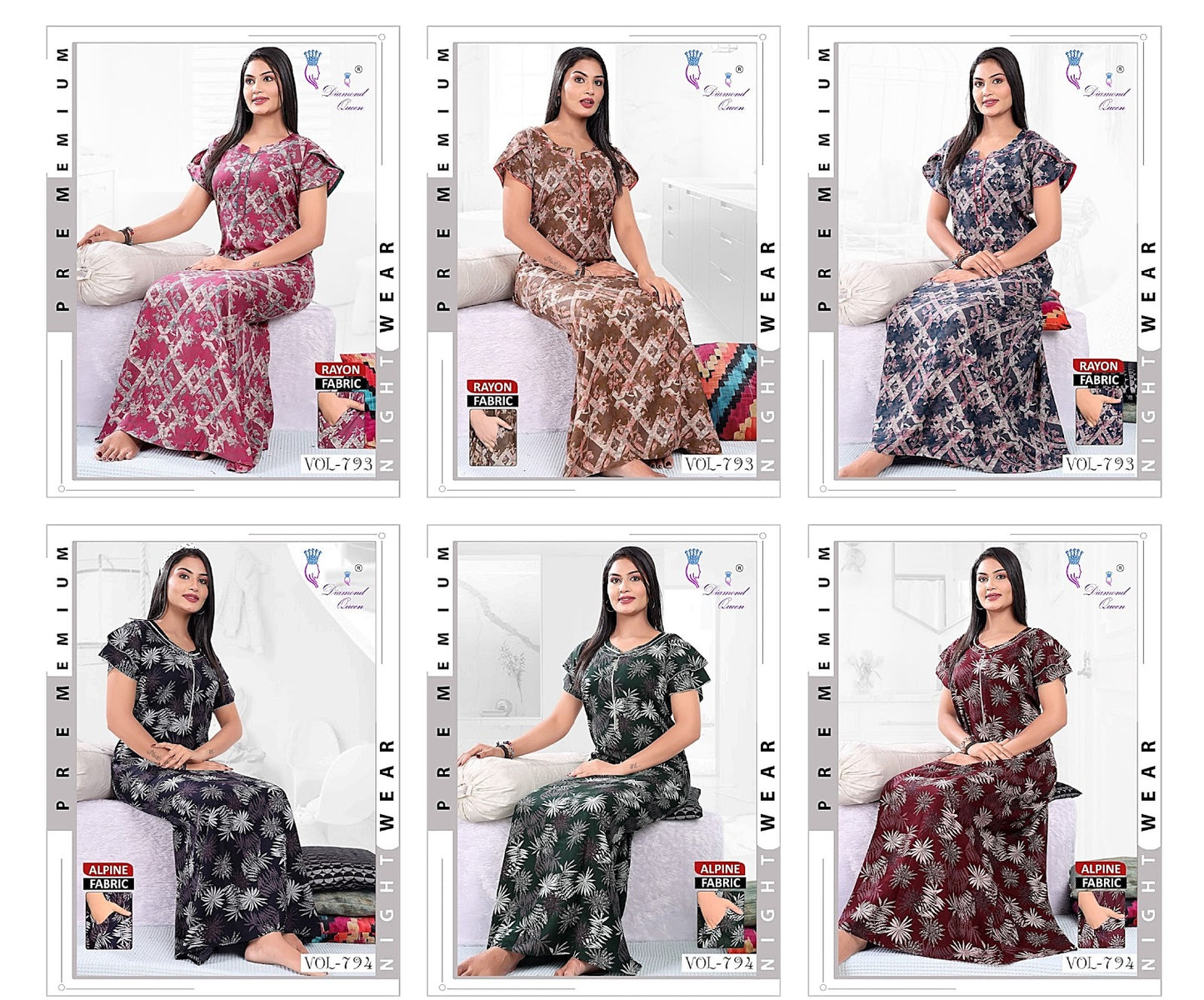 793-794 Diamond Queen Alpine Night Gowns