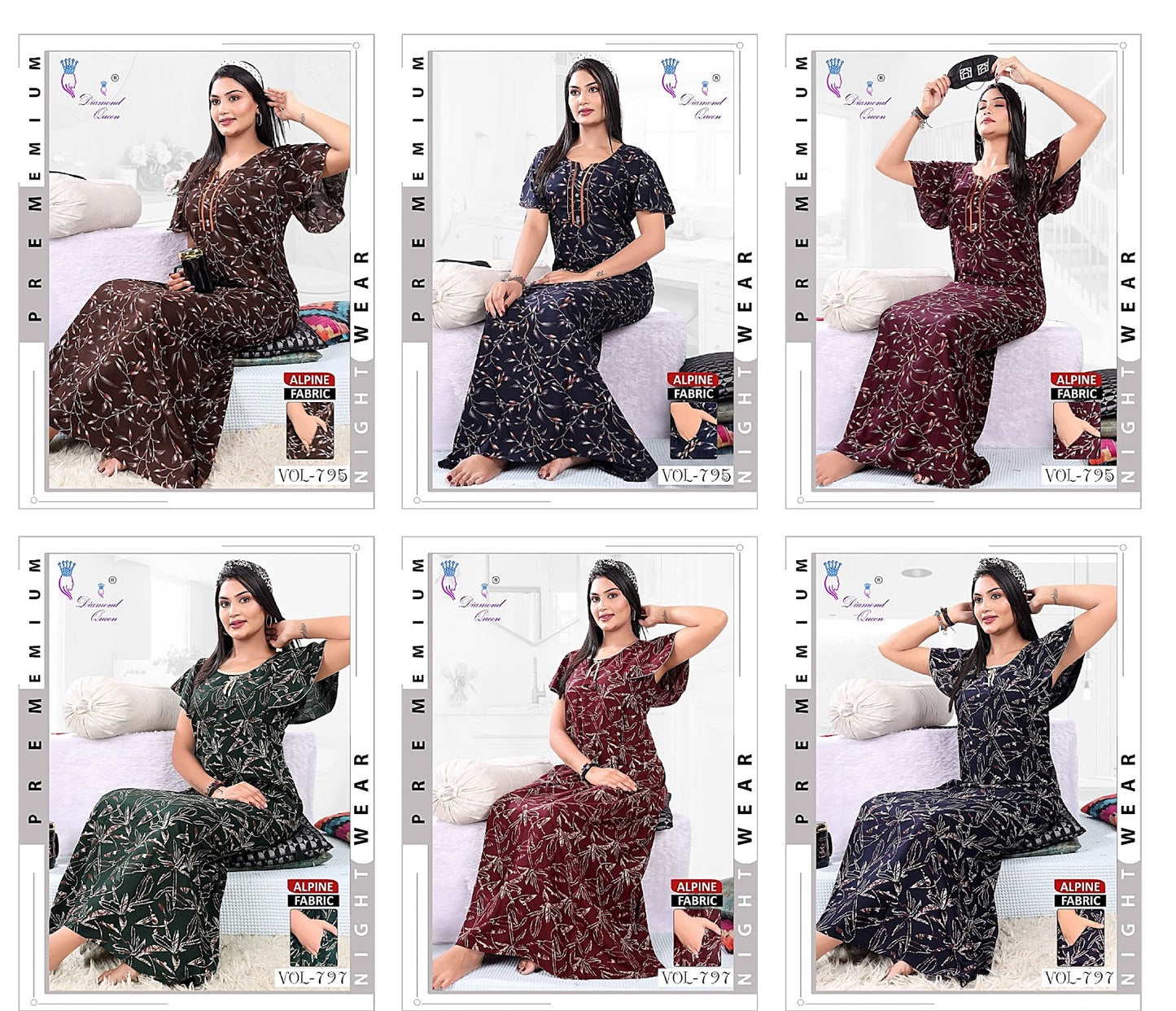 795-797 Diamond Queen Alpine Night Gowns