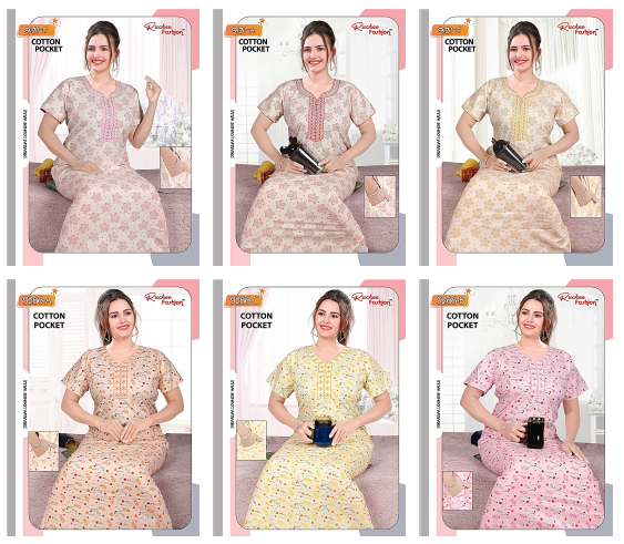 9131-9266 Ruchee Fashion Night Gowns