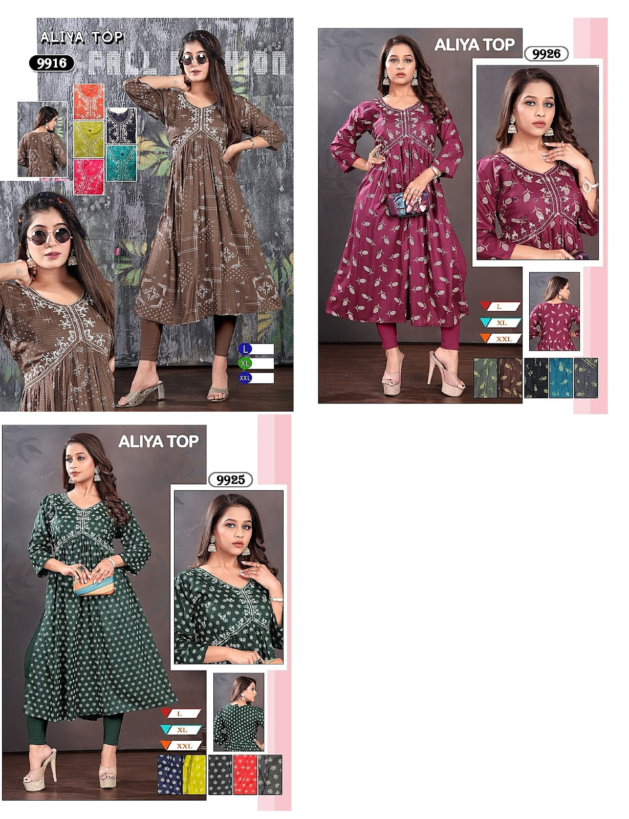9916-9925 Mmc Kurtis Wholesale Price