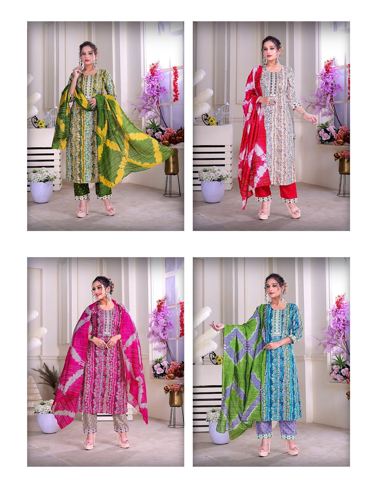 Aarvi Vol 1 Kt Rayon 14Kg Readymade Pant Style Suits