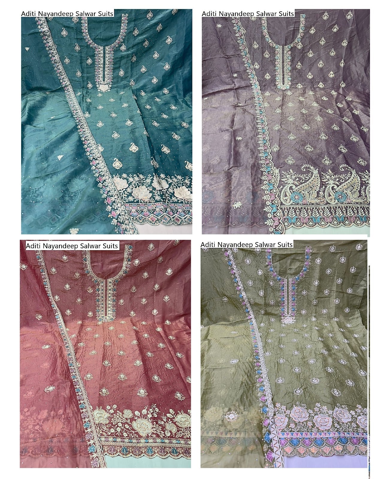 Aditi Nayandeep Crush Salwar Suits Manufacturer