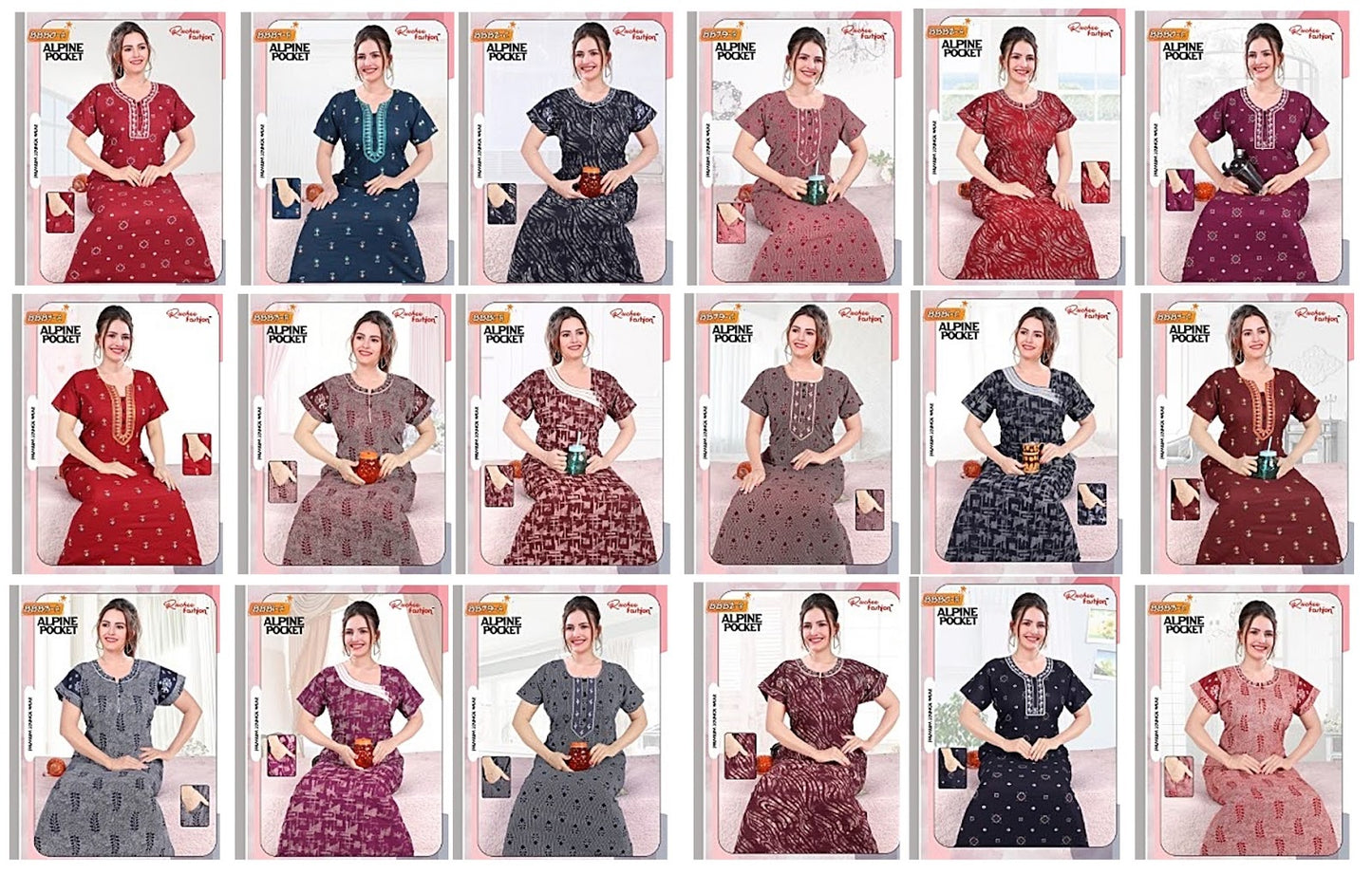 Alpine-2303 Ruchee Fashion Night Gowns