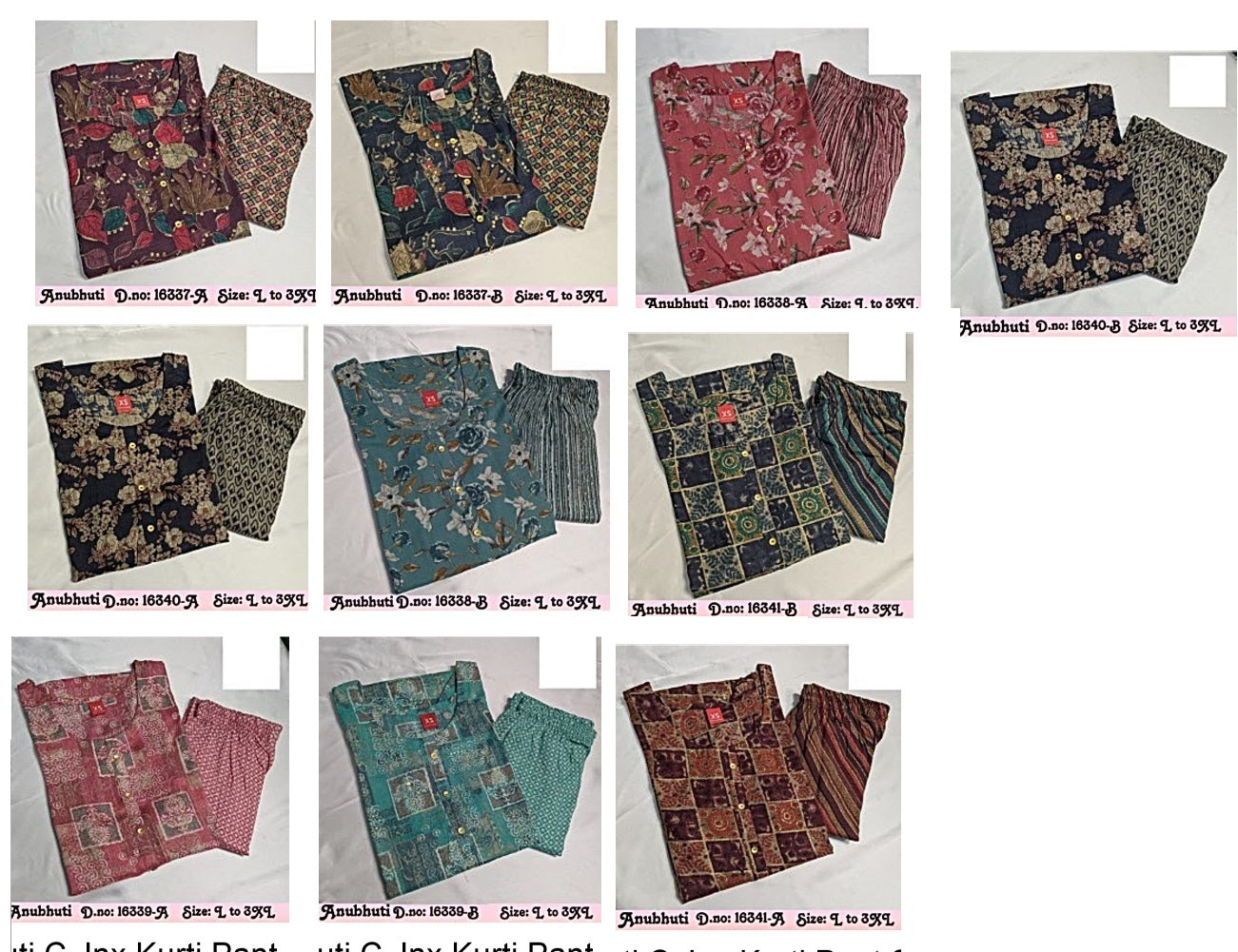 Anubhuti C Jnx Capsule Kurti Pant Set