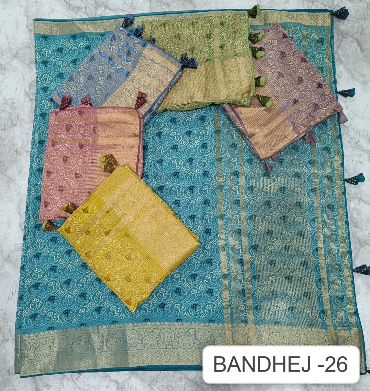 Bandhej 26 Kalpveli Dola Silk Sarees Supplier