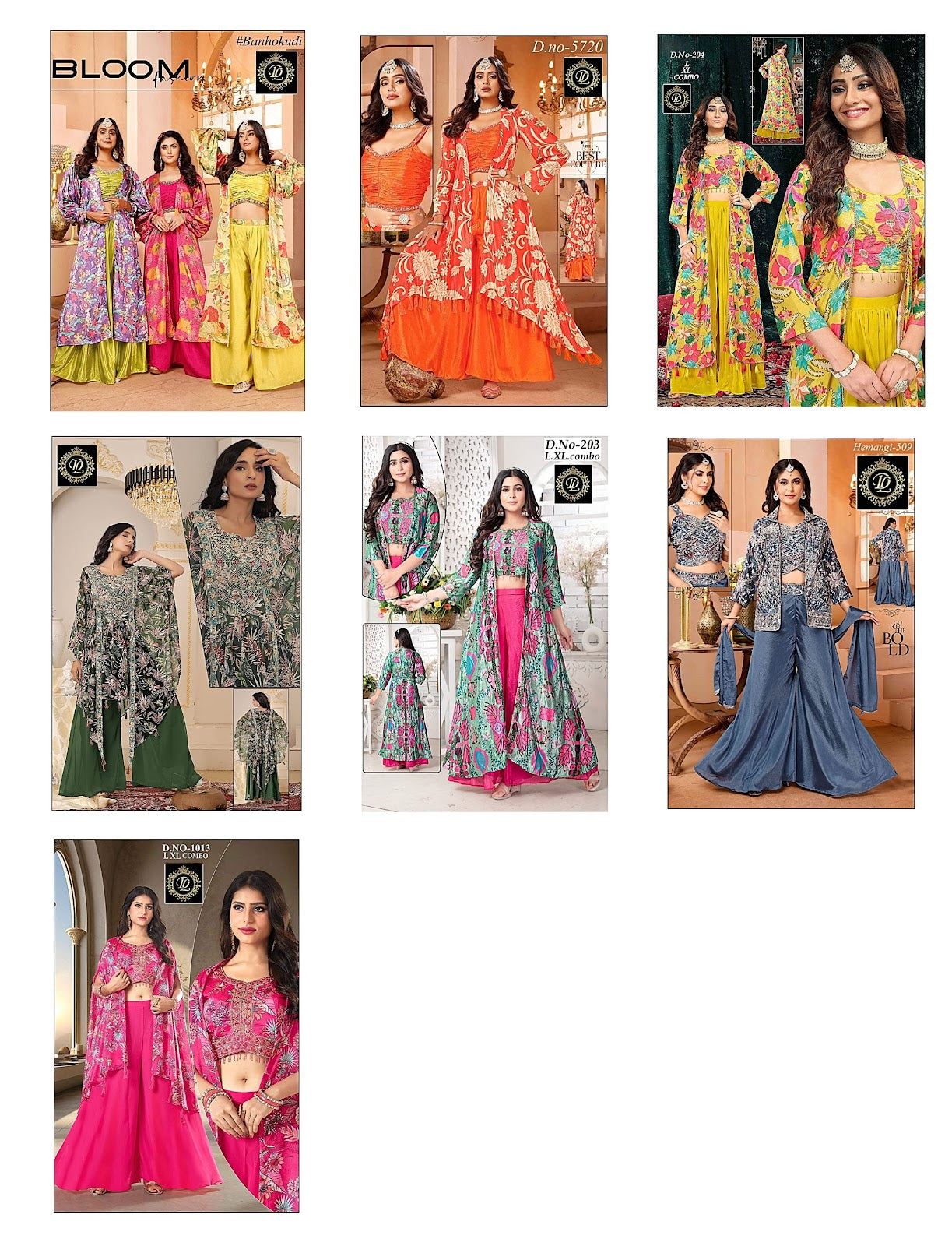 Bloom Het Indo Western Pair Supplier Ahmedabad