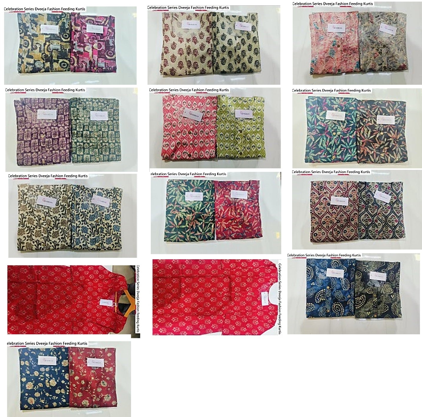 Celebration Series Dveeja Fashion Capsule Feeding Kurtis