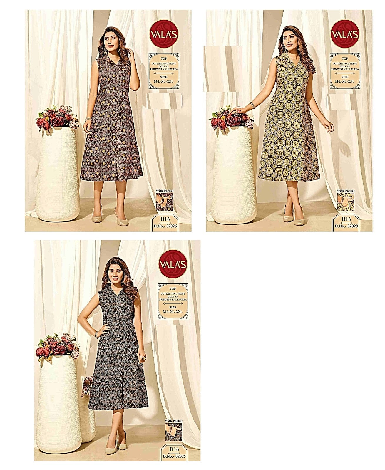 Collar Kali Valas Cotton Kurtis Manufacturer