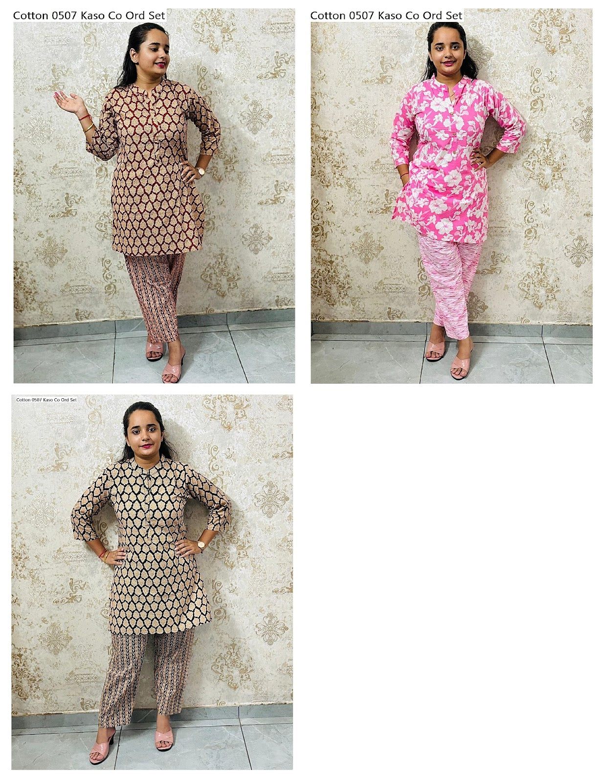 Cotton 0507 Kaso Co Ord Set Exporter Ahmedabad