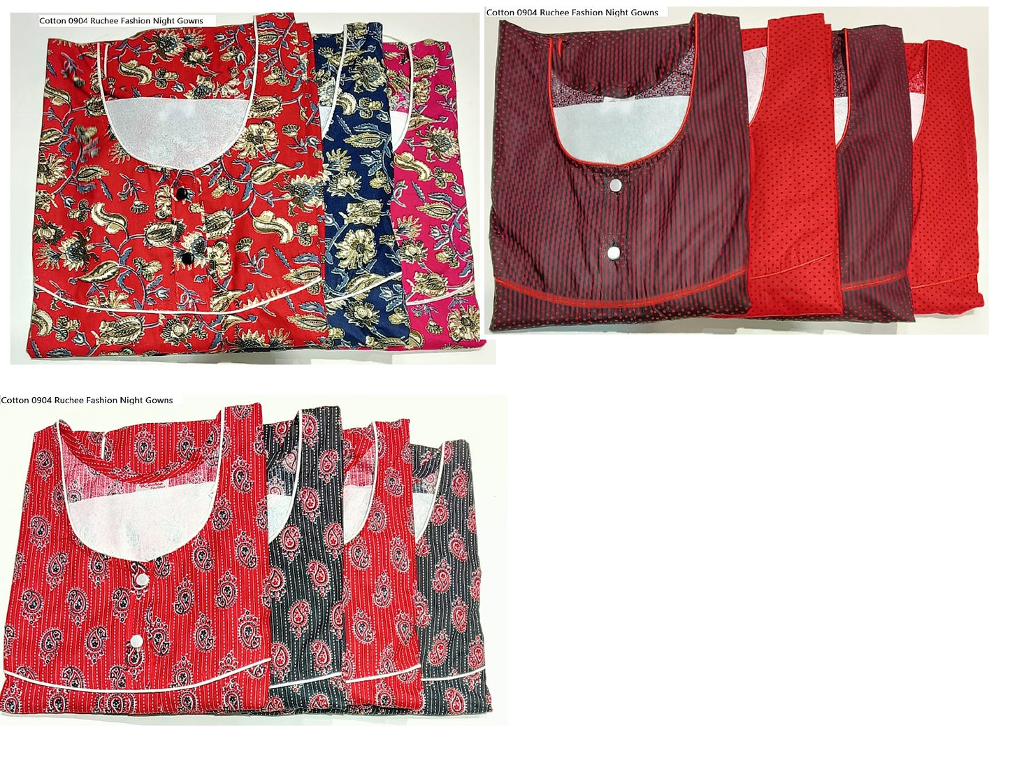 Cotton 0904 Ruchee Fashion Night Gowns