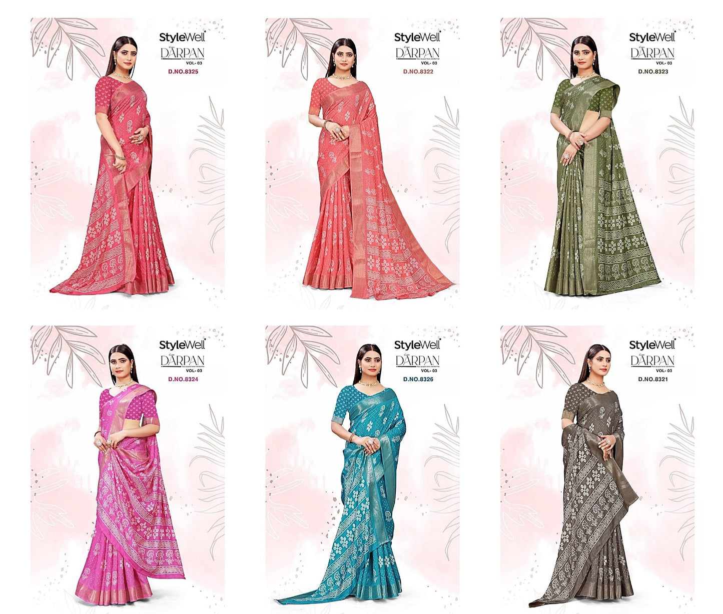 Darpan Vol 3 Stylewell Dola Sarees Supplier