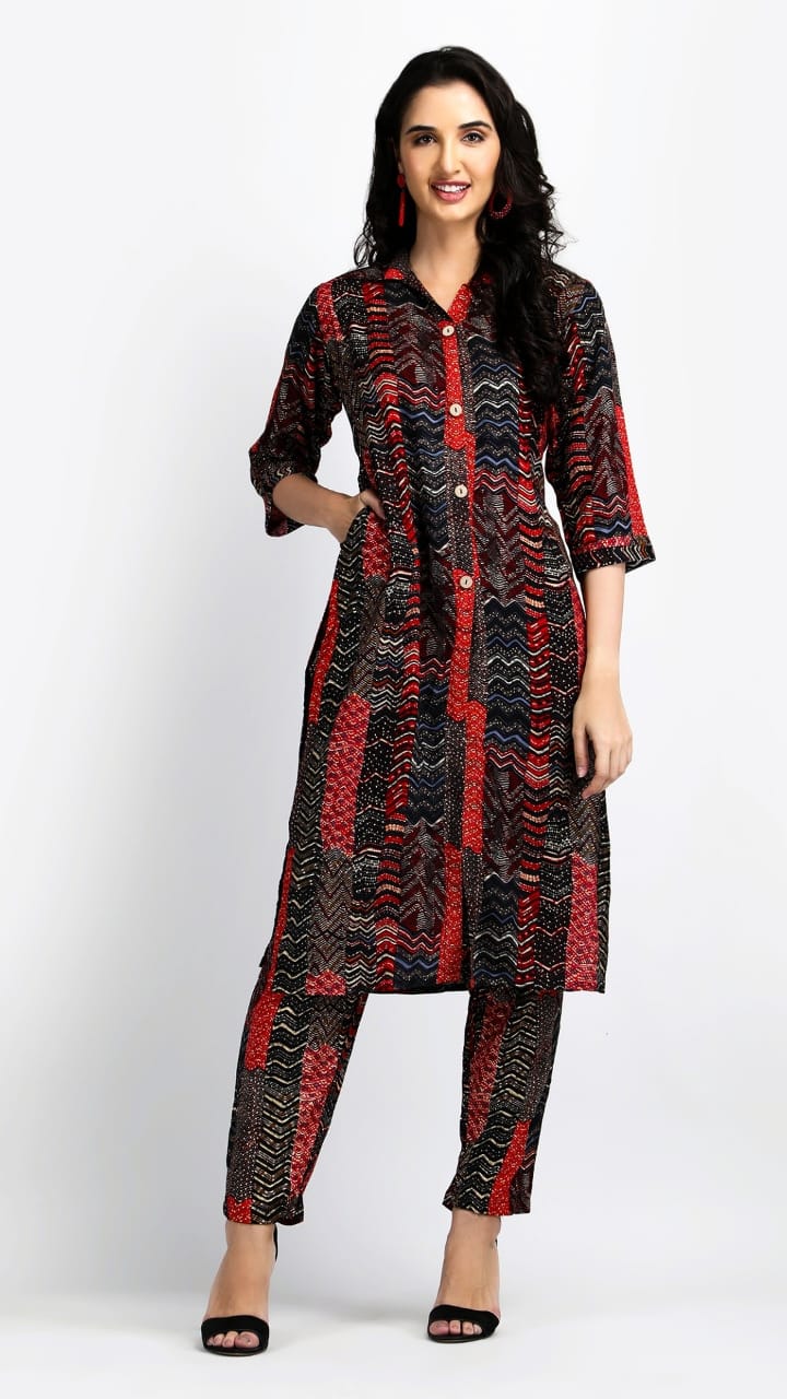 Design-9 Shukrana Rayon Co Ord Set