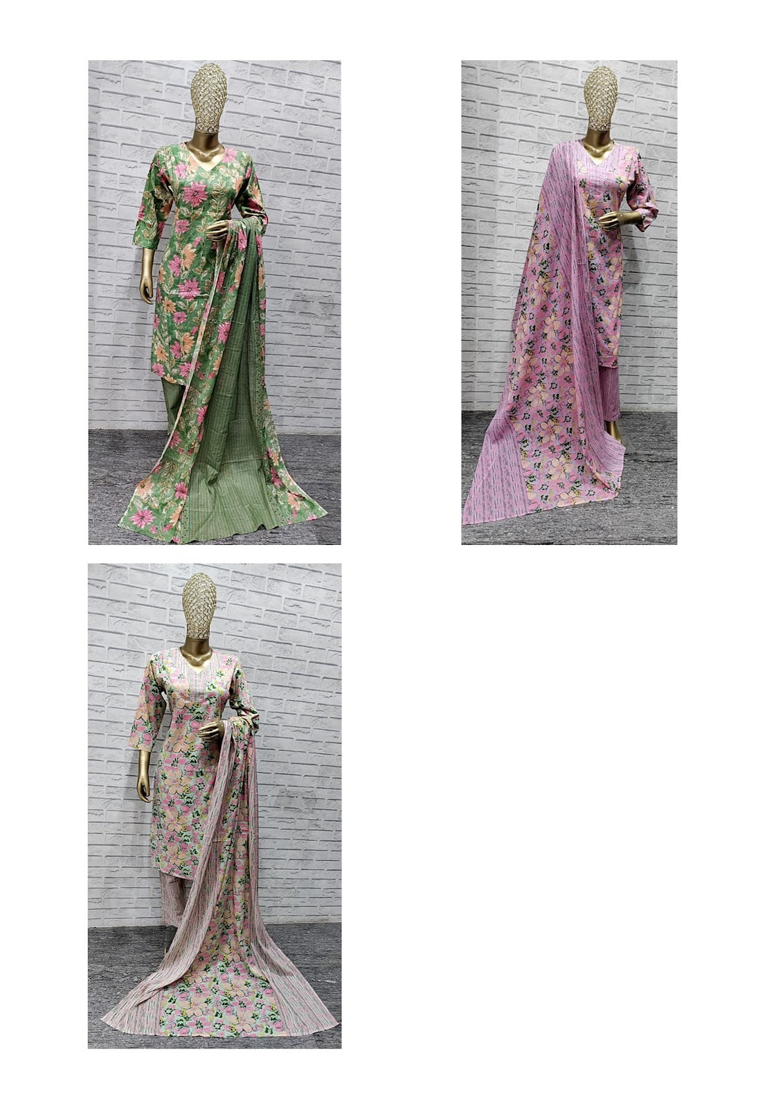 Design0605 Amba Pure Cotton Readymade Pant Style Suits Supplier India