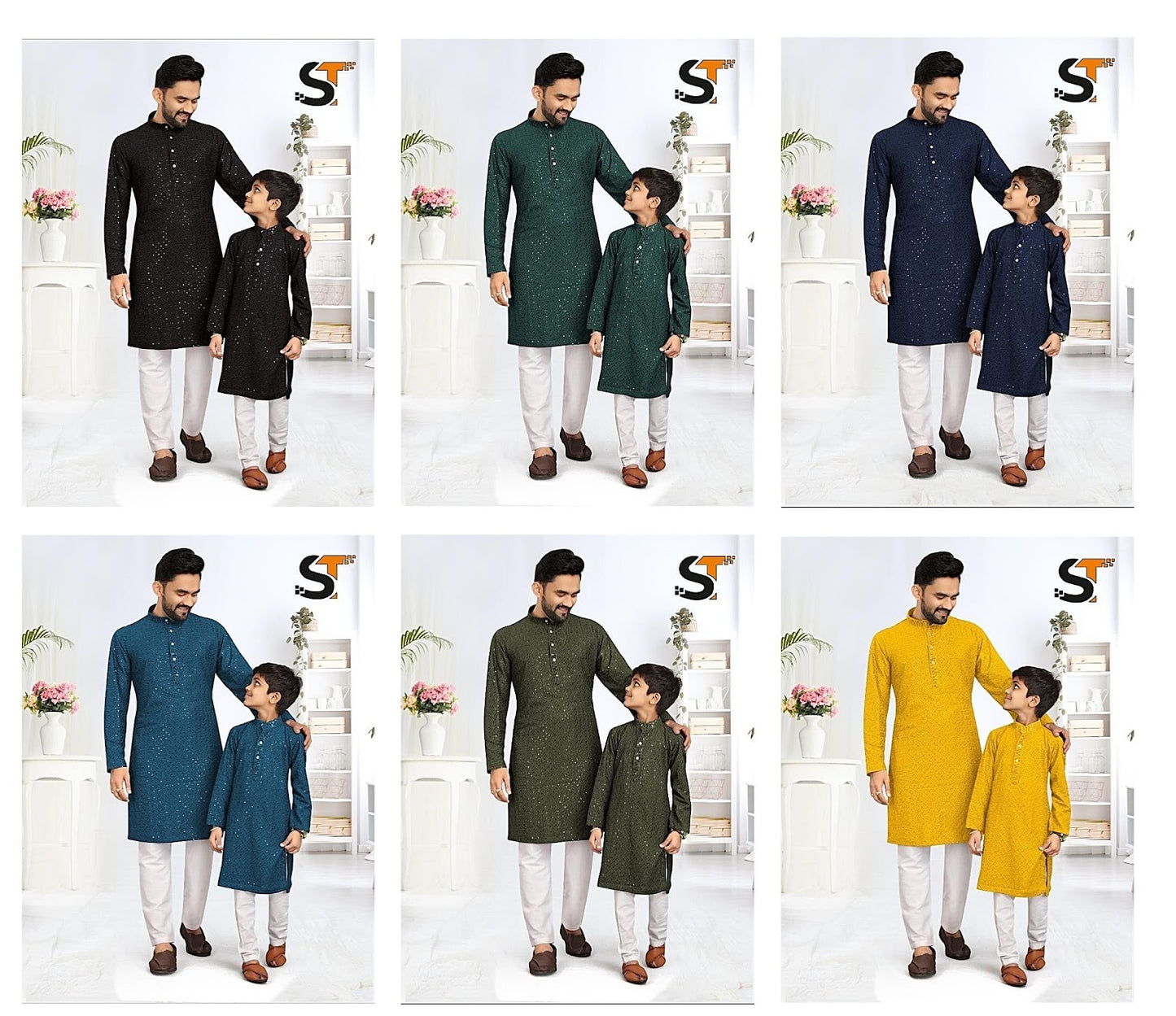 Design3 Salas Rayon 14Kg Father Son Combo Set Supplier India