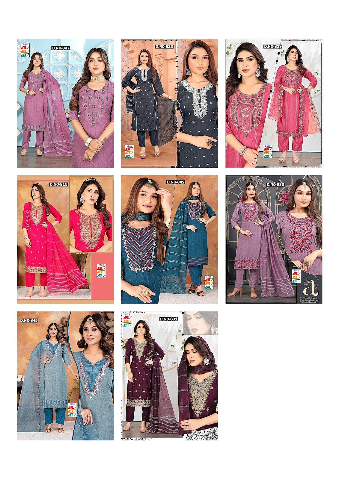 Design 0205 Violet Rayon Readymade Pant Style Suits